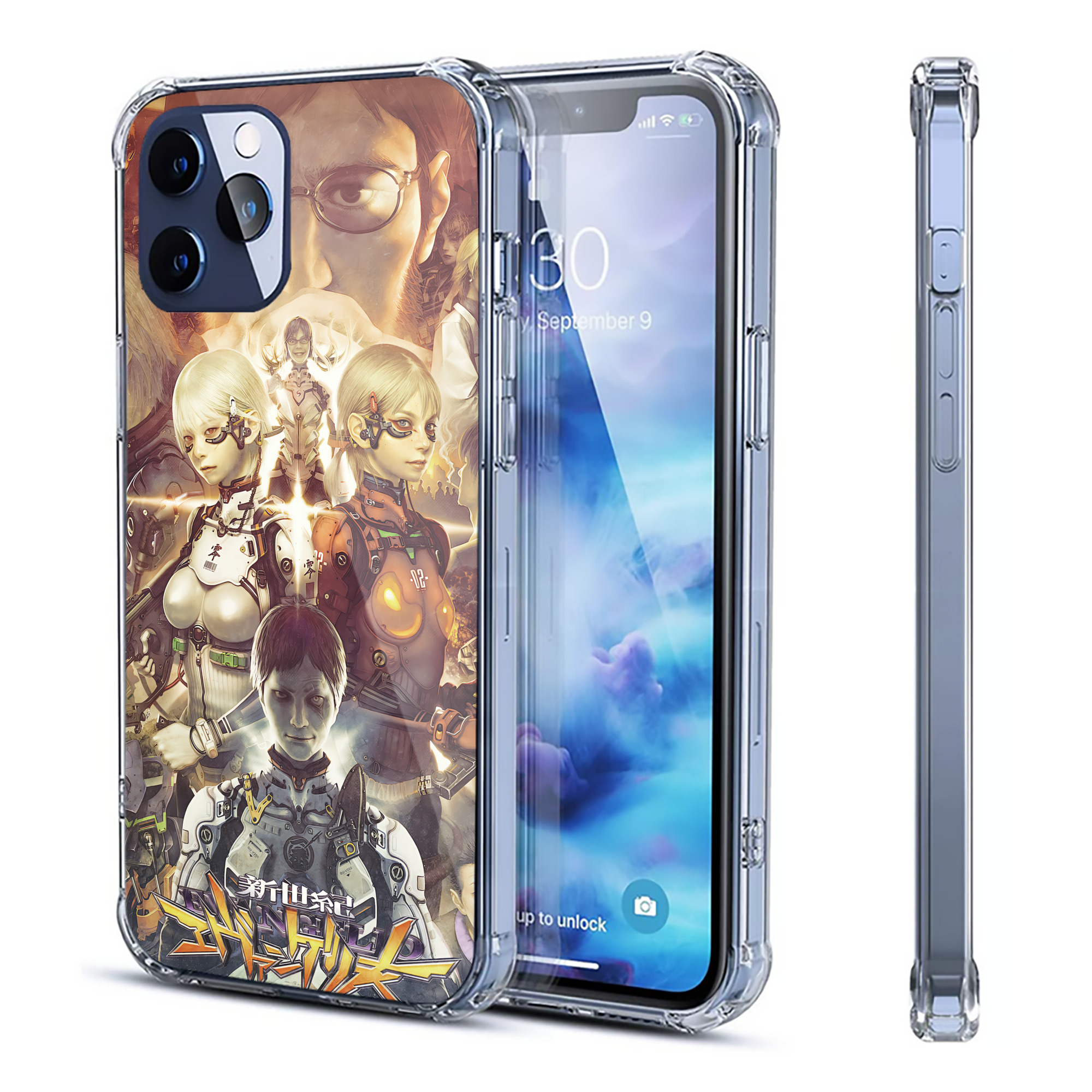 （画像用） EVA 新世紀エヴァンゲリオン 【iPhone 12シリーズ対応】透明スマホケース（クリアソフトケース）